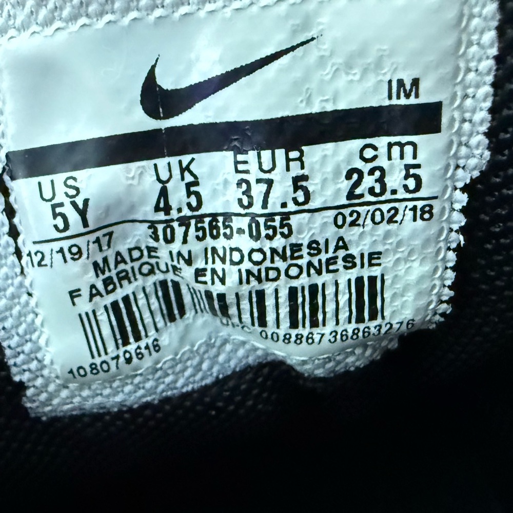 Nike Air Max 95 GS Triple Black, Women’s size 6.5 - Picture 10 of 10